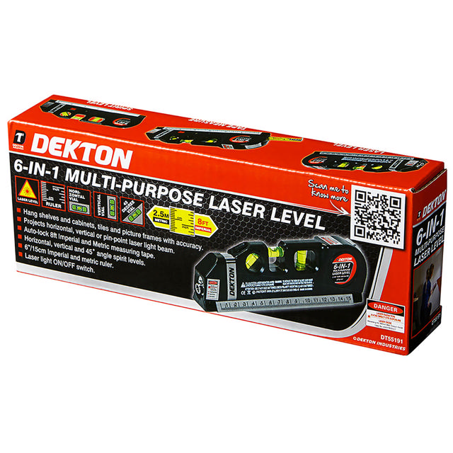 DEKTON DT55191 MULTIPURPOSE LASER LEVEL