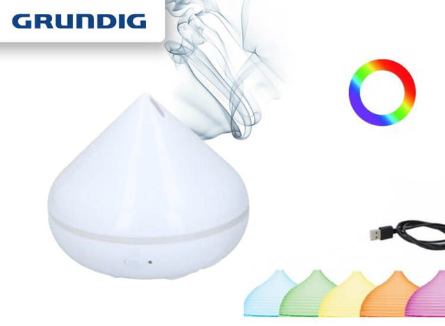 GRUNDIG AROMA DIFFUSER WITH CHANGING LED LIGHT WHITE