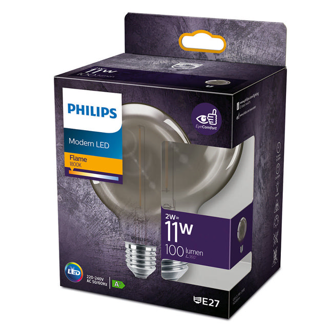 PHILIPS LED CLASSIC 11W G93 E27