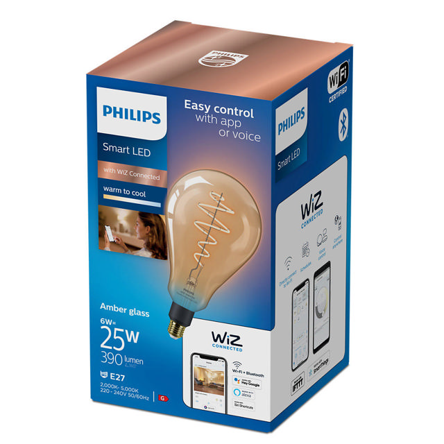 WIZ ΛΑΜΠΤΗΡΑΣ SMART LED - ΕΦΑΡΜΟΓΗ WiZ 25W PS160 E27 920-50