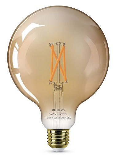 WIZ LED FILAMENT GLOBE AMBER 50W G125 E27 920-50