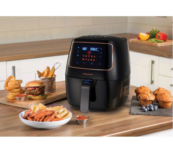 MORPHY RICHARDS 480005 ROSE GOLD DIGITAL HEALTH FRYER 1400W