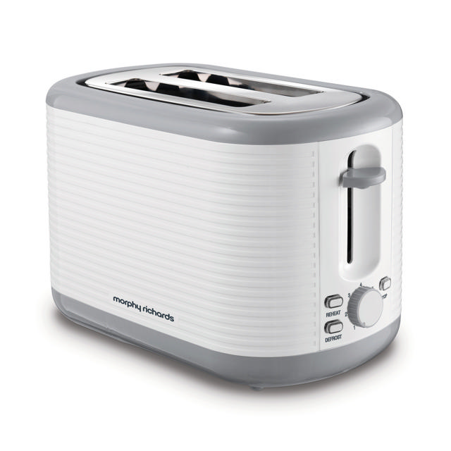 MORPHY RICHARDS 228399 WHITE ARC 2-SLICE TOASTER