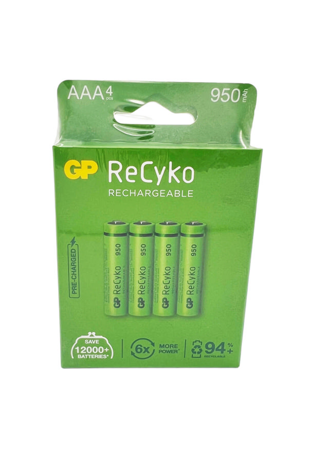 GP RECYKO BATTERIES 4 AA & 4 AAA