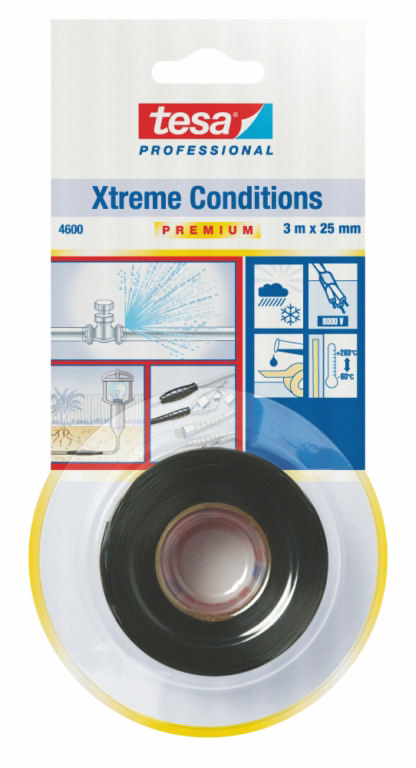 TESA XTREME CONDITIONS TAPE BLACK 3MX25MM