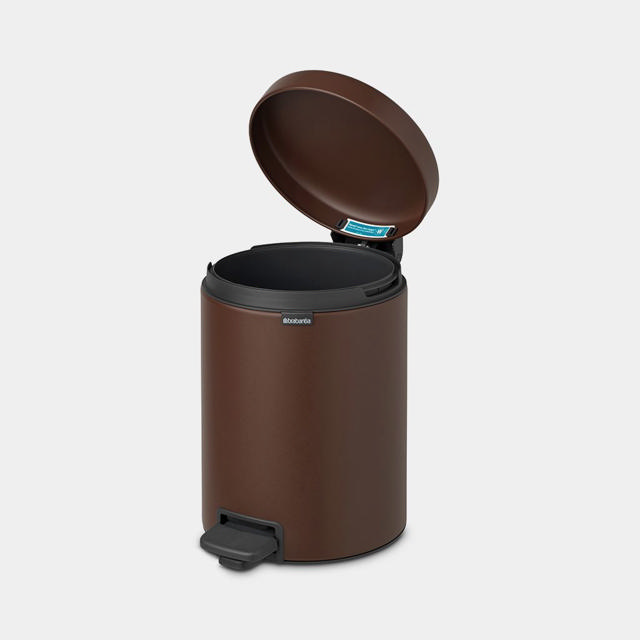 BRABANTIA PEDAL BIN 5L MINERAL COSY BROWN