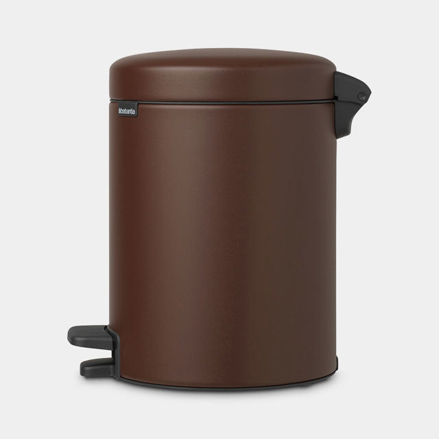 BRABANTIA PEDAL BIN 5L MINERAL COSY BROWN