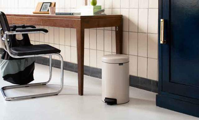 BRABANTIA ΚΑΔΟΣ ΠΕΝΤΑΛ ΜΠΑΝΙΟΥ 12L SOFT BEIGE