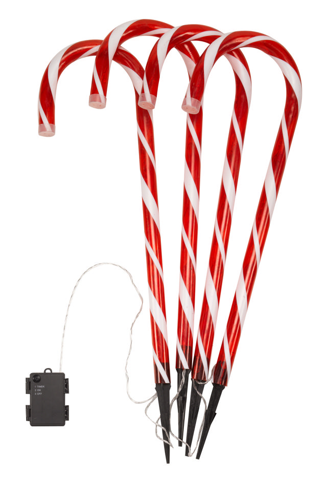 CANDY CANE STAKES LRG 4PCS