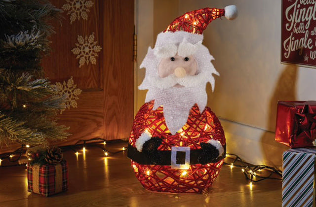 SPARKLY SANTA LED