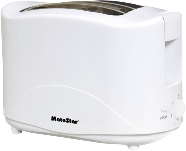 MATESTAR MAT-6002W 2 SLICE TOASTER 750W 