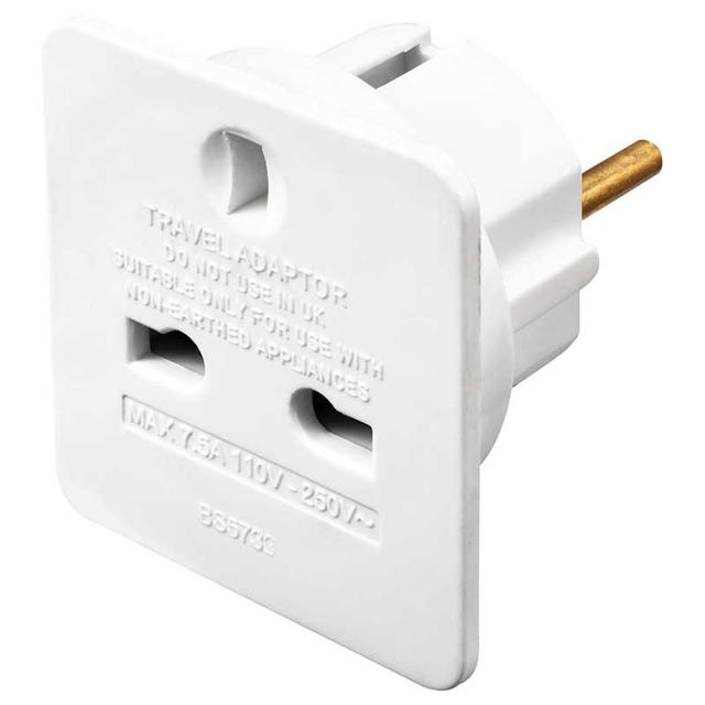 MASTERPLUG TAEUR TRAVEL ADAPTOR FOR EUROPE 