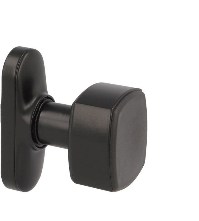 TURN KNOB SQUARE BLACK 6807