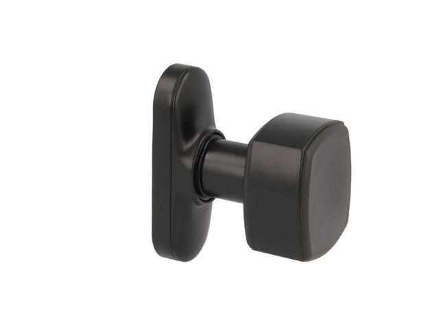 TURN KNOB SQUARE BLACK 6807