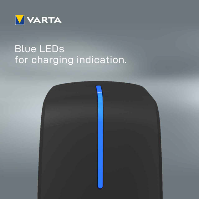 VARTA MINI CHARGER FOR 2AA/AAA ACCUS (INCL. 2X AA 2100MAH RECHARGEABLE BATTERIES)