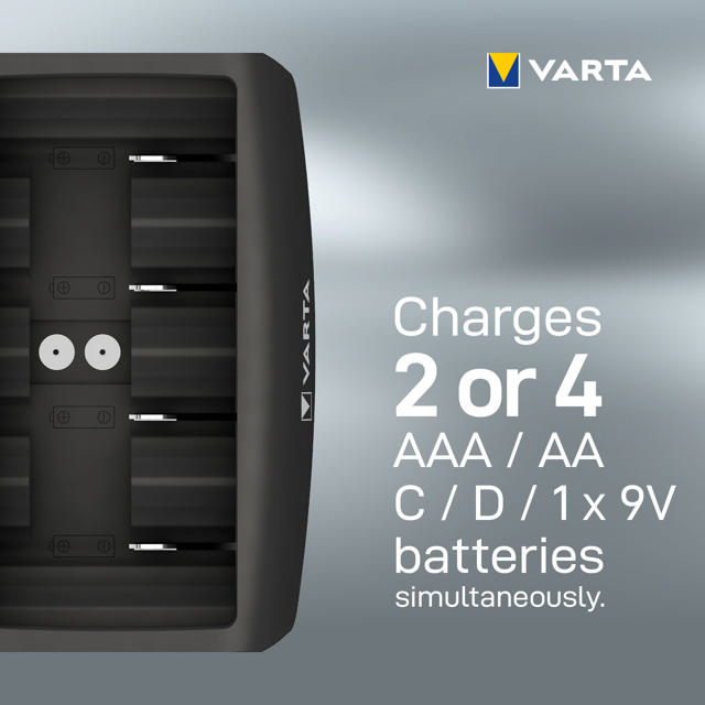 VARTA UNIVERSAL CHARGER FOR AA/AAA/C/D/9V 