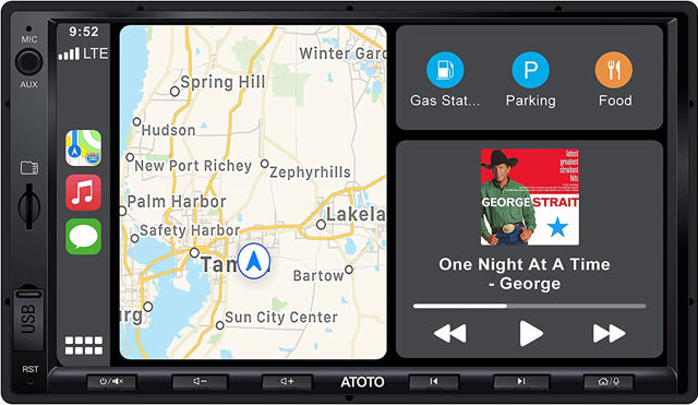 ATOTO ΣΤΕΡΕΟΦΩΝΙΚΌ AΥΤΟΚΙΝΉΤΟΥ F7 DOUBLE DIN F7G2A7SE - APPLE CARPLAY / ANDROID AUTO