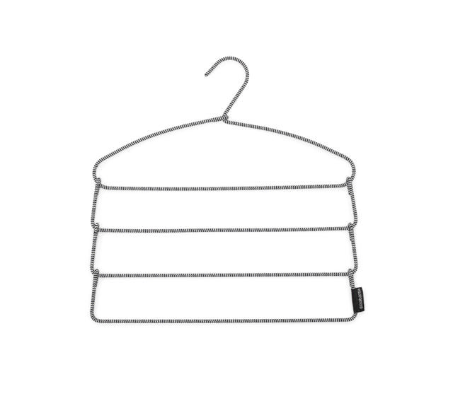 BRABANTIA TOUCH TROUSER HANGER BLACK/WHITE