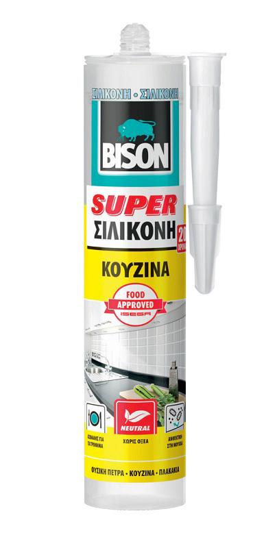 BISON SUPER SILICONE KITCHEN CLEAR