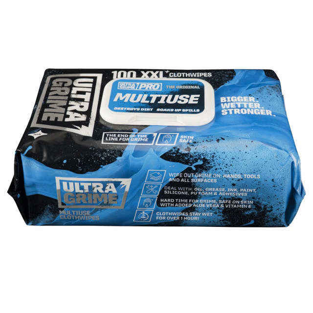 ULTRAGRIME PRO XXL MULTIUSE CLOTHWIPES