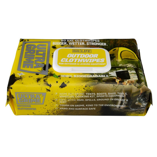 ULTRAGRIME LIFE XXL OUTDOOR CLOTHWIPES 