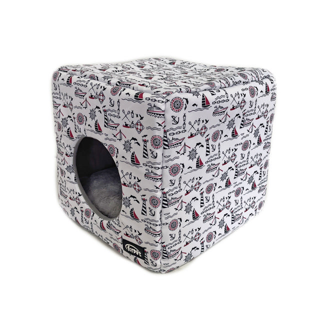 SHC DOG BED 40X40X35CM OCEAN