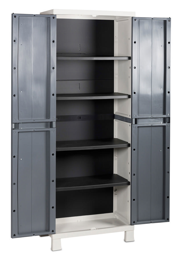 TOOMAX CABINET 4 SHELVES 2 DOORS 65X37X173CM