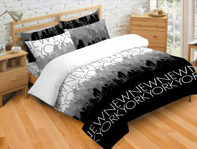 ELEGANCE DUVET COVER NEW YORK CITY 260X230CM