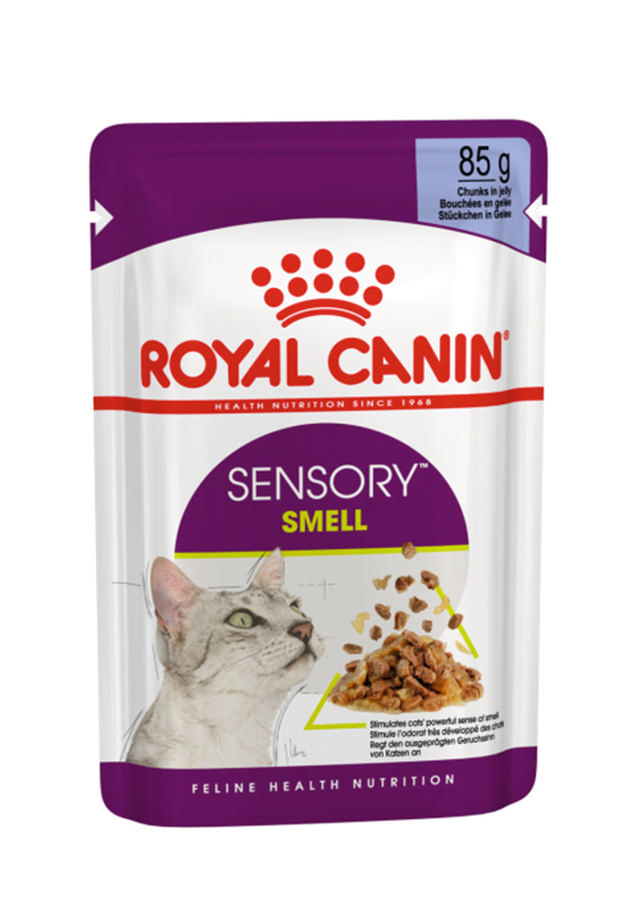 ROYAL CANIN CAT SENSORY SMELL GRAVY POUCH 85G