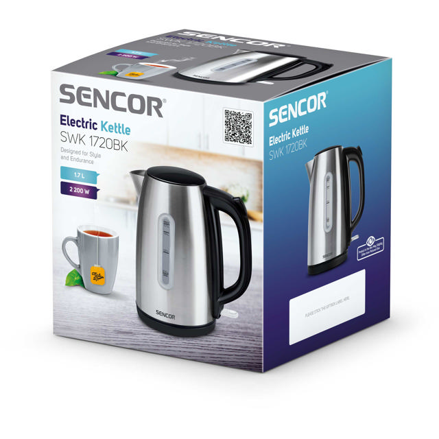 SENCOR SWK 1720BK ELECTRIC KETTLE 1.7L 2200W