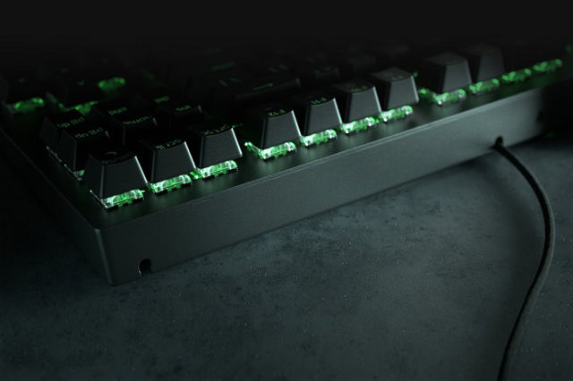 RAZER BLACKWIDOW V3 TENKEYLESS MECHANICAL GAMING KEYBOARD GREEN LAYOUT & SWITCHES