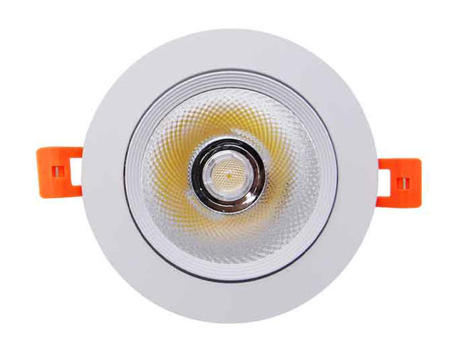 SUNLIGHT LED 7W RECESSED DEEP SPOT LIGHT WHITE 700LM 3CCT 36° IP20 Ø90xH32MM CUTOUT: Ø75MM