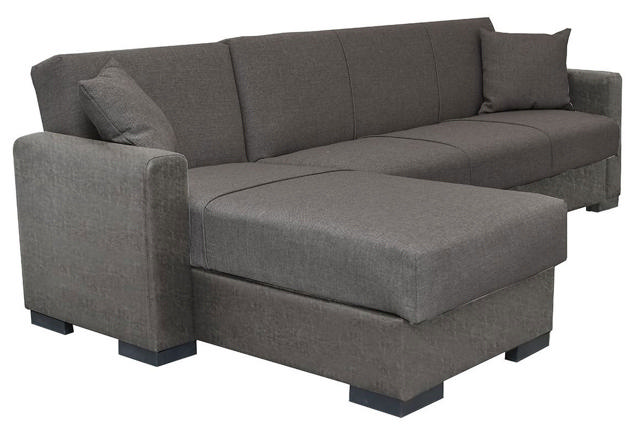 JOSE CORNER SOFA GREY 270X165X84CM