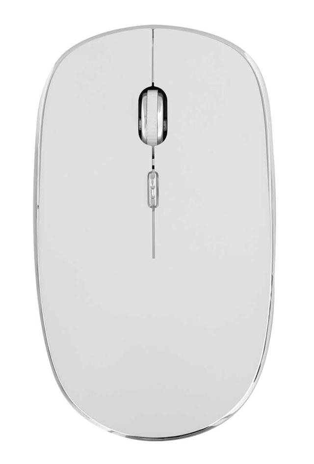 TNB MWRUBBY1 RUBBY SILENT CLICK WIRELESS OPTICAL MOUSE WHITE