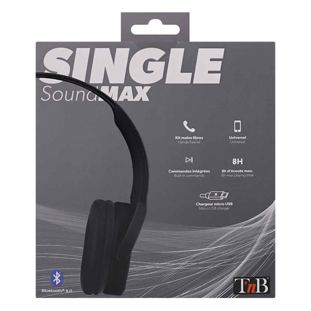 TNB CBSGLBK SINGLE BLUETOOTH HEADSET BLACK