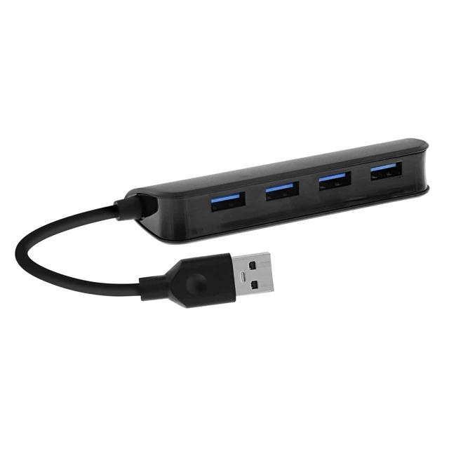 TNB HUB4USB3V2 USB 3.0 HUB 4 PORTS ΜΑΥΡΟ