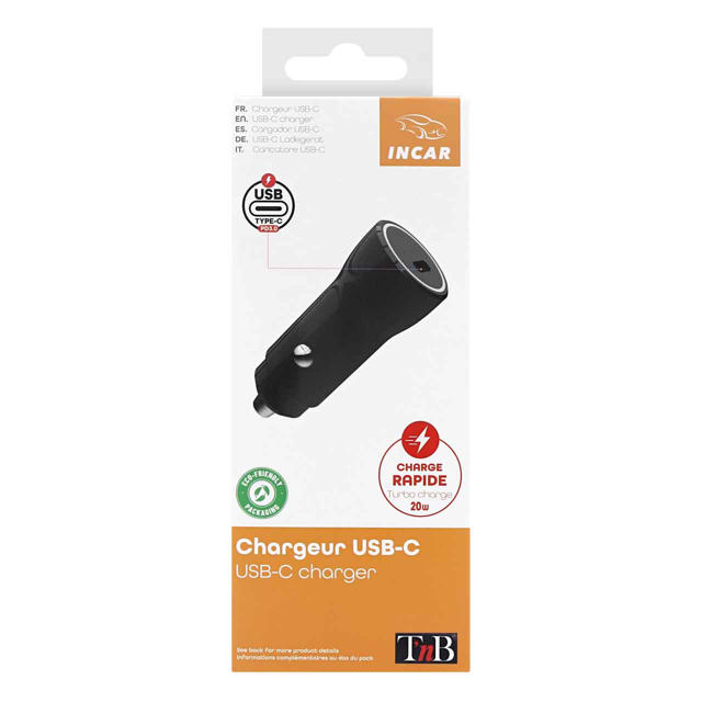 TNB CACPD 20W USB-C CAR CHARGER