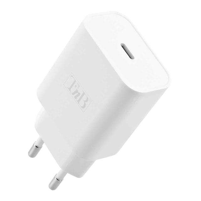 TNB CHPDTC20 USB-C POWER DELIVERY 20W WALL CHARGER + USB-C TO USB-C CABLE