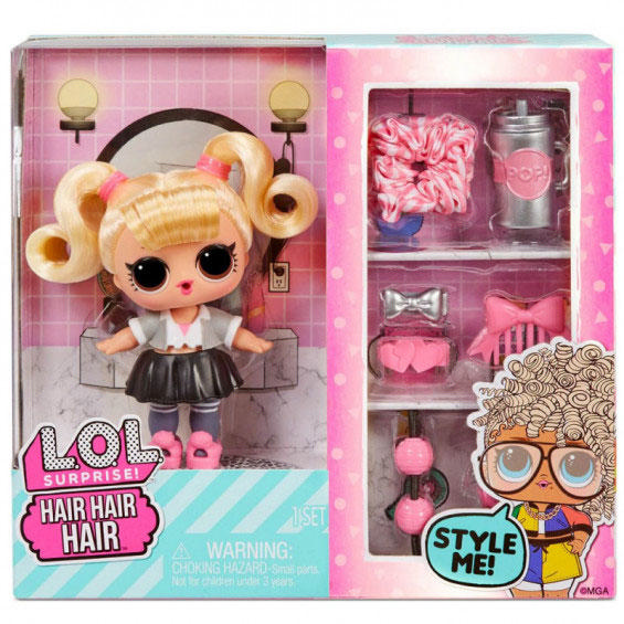 L.O.L. SURPRISE HAIR DOLL 4 ASSORTED DESIGNS