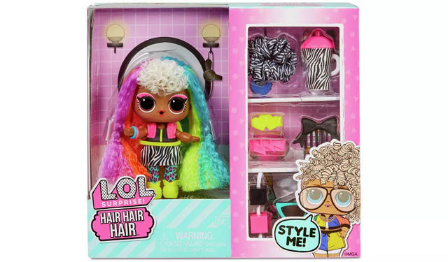 L.O.L. SURPRISE HAIR DOLL 4 ASSORTED DESIGNS