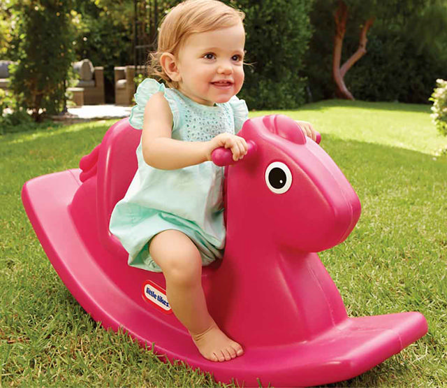 LITTLE TIKES 173943E3 ROCKING HORSE PINK FOR 12+ MONTHS