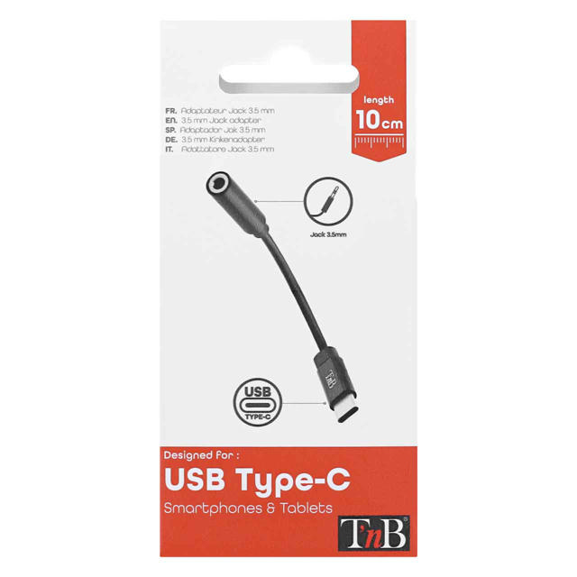 TNB ADATCJACK2 USB-C TO 3.5MM JACK ADAPTOR