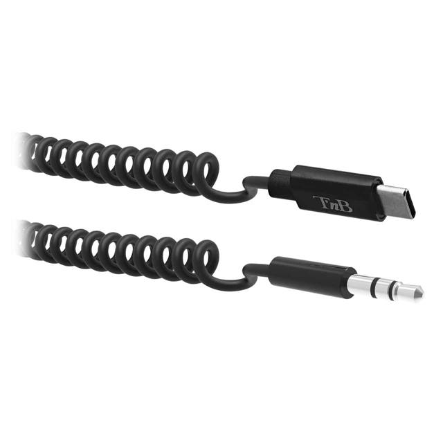 TNB TCTWIST35 USB-C TO 3.5MM JACK COILED (SPIRAL) AUDIO CABLE