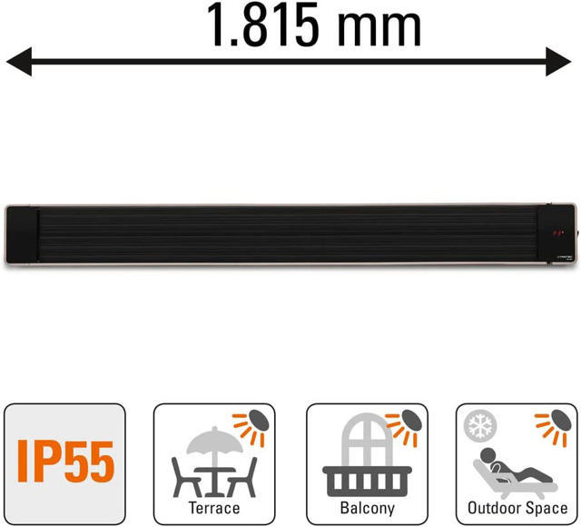 TROTEC IRD-3200 ΘΕΡΜΑΝΤΗΡΑΣ ΥΠΕΡΘΥΡΩΝ ΧΑΛΑΖΙΑ IP55 ΕΞΩΤΕΡΙΚΟΥ ΧΩΡΟΥ 3200W