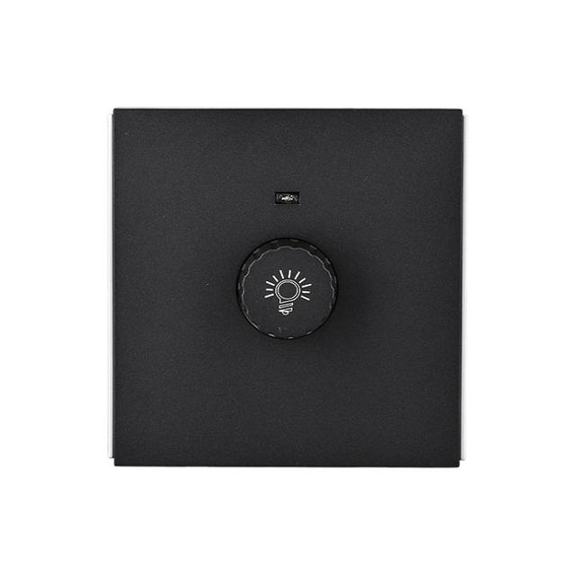 POWERLINK ACCESSORIES 1-GANG DIMMER SWITCH MAX. LOAD 500W BLACK MATTE