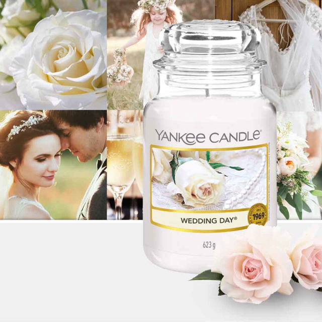 YANKEE CANDLE 115438E ΚΕΡΙ JAR WEDDING DAY ΜΕΓΑΛΟ 623GR