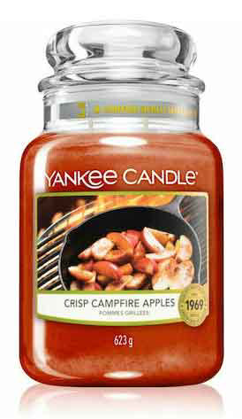 YANKEE CANDLE 1629368E ΑΡΩΜΑΤΙΚΟ ΚΕΡΙ ΣΕ ΒΑΖΟ CRISP CAMPFIRE APPLES ΜΕΓΑΛΟ 623GR