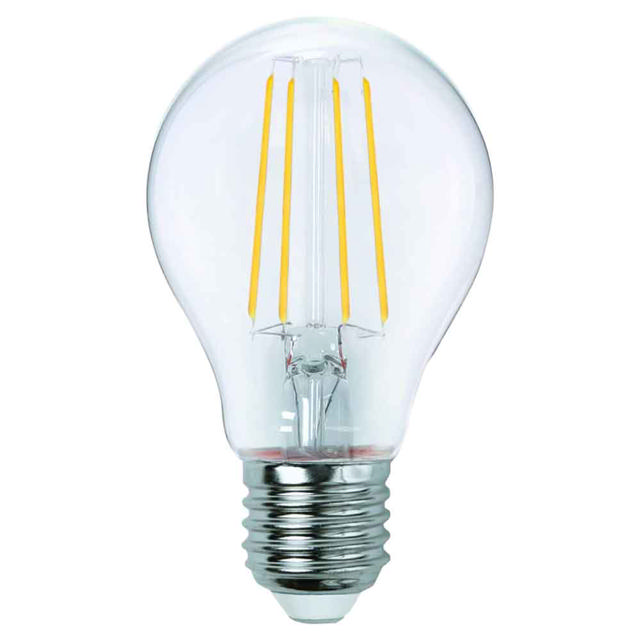 SUNLIGHT 'FILAMENT' LED 7W A60 LAMP E27 800LM 4000K CLEAR