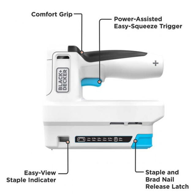 BLACK & DECKER BCN115-XJ CRAFT STAPLER 3.6V