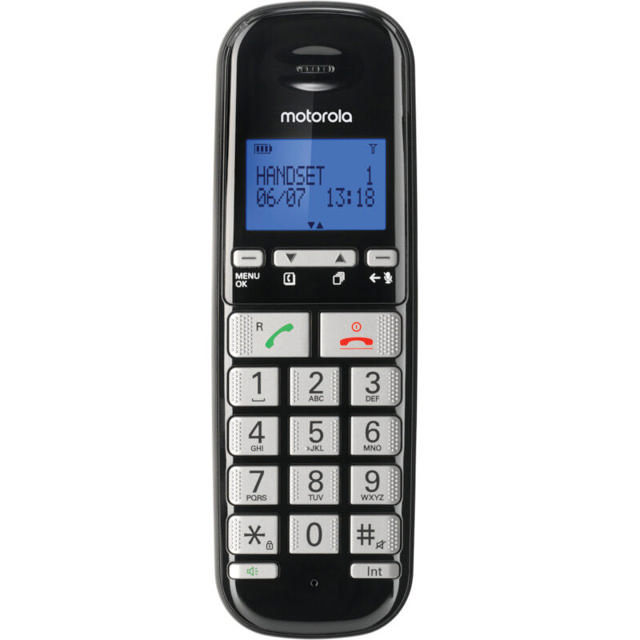 MOTOROLA S3011 BLACK (ΕΛΛΗΝΙΚΟ ΜΕΝΟΥ) ΑΣΥΡΜΑΤΟ ΤΗΛΕΦΩΝΟ ΜΕ ΤΗΛΕΦΩΝΗΤΗ ΣΥΜΒΑΤΟ ΜΕ ΑΚΟΥΣΤΙΚΑ ΒΑΡΗΚΟΪΑΣ